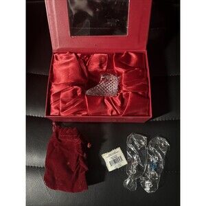 Waterford Crystal 2016 CHRISTMAS BABY'S 1st BOOT Shoe Ornament